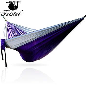 

Outdoor camping survival hammock portable sleep bed can own with matching accessories