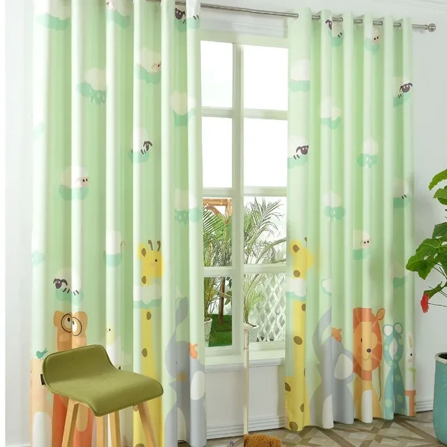 Cartoon kinderkamer gordijnen voor babykamer kinderen baby gordijnen ... Cartoon kinderkamer gordijnen voor babykamer kinderen baby gordijnen ...