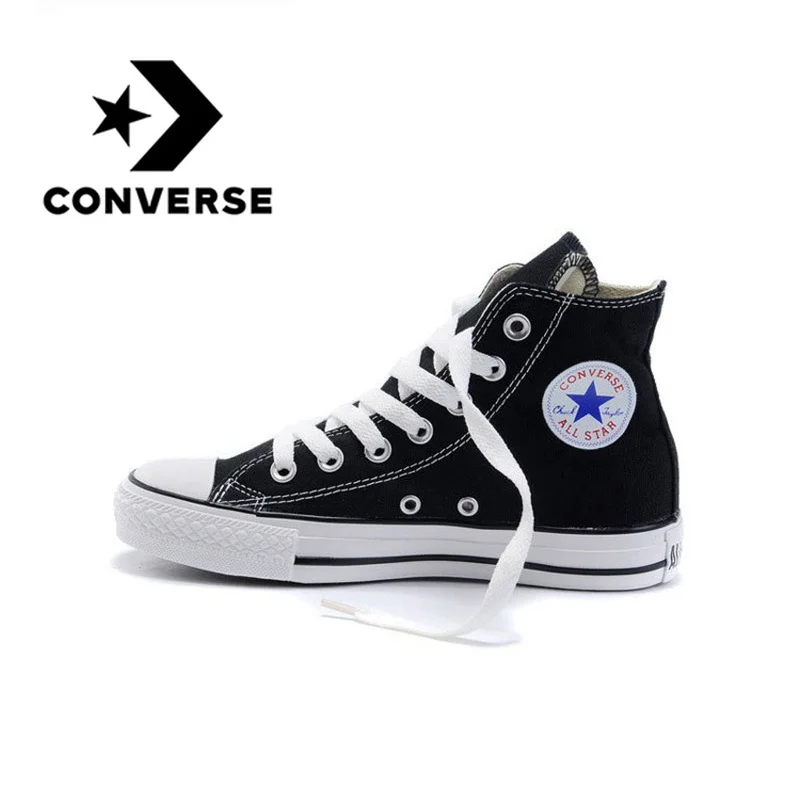 Converse/обувь для скейтбординга, оригинальная Классическая парусиновая обувь унисекс с высоким берцем, нескользящая обувь, удобная легкая