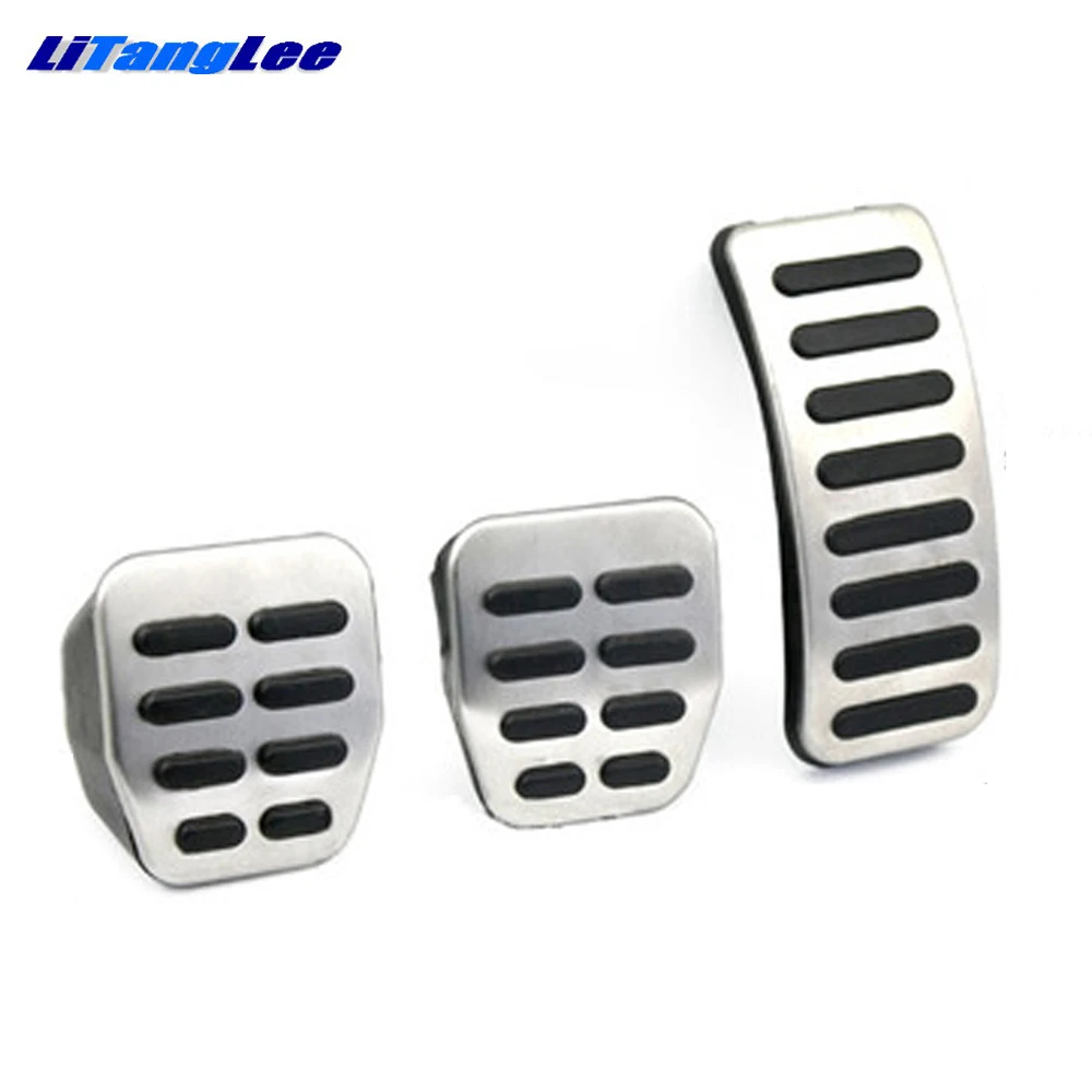 LitangLee Car Accelerator Pedal Pad Cover Sport Racing Design Foot Throttle Pedal Cover For Volkswagen VW Amarok 2010~2018 MT (6)