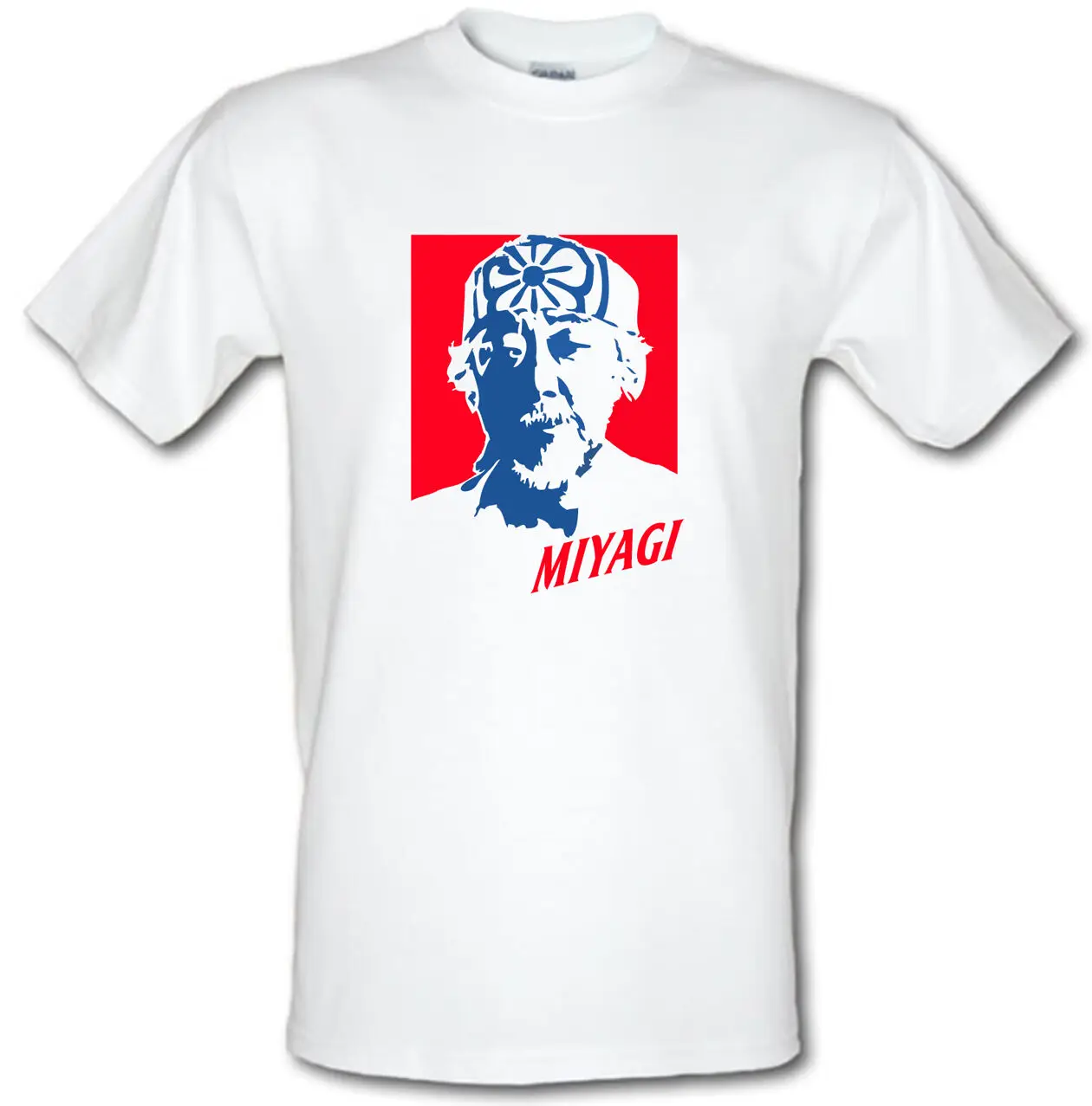 

MR MIYAGI KARATE KID KFC style 80's Retro funny Heavy Cotton t-shirt Small -XXL