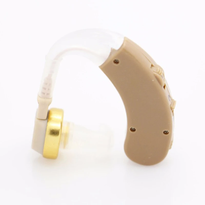 Лучший аксон F-139 Bte слуховой аппарат Bte Увеличение звука глухих помощь портативный подходит контуры уха экологически чистый материал - Цвет: Hearing aid