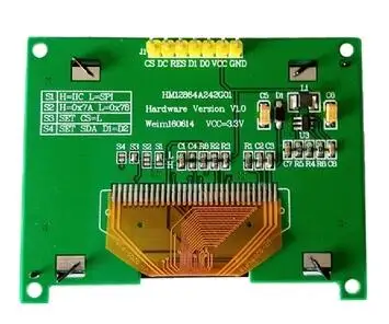 2,42 дюймов 7PIN SPI белый/желтый/синий oled-дисплей модуль SSD1309 Драйвер IC 128*64 IIC интерфейс