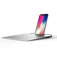 2018 Gaming mouse pad escritório matte metal de alumínio suporte de laptop Mouse pad suporte ipad