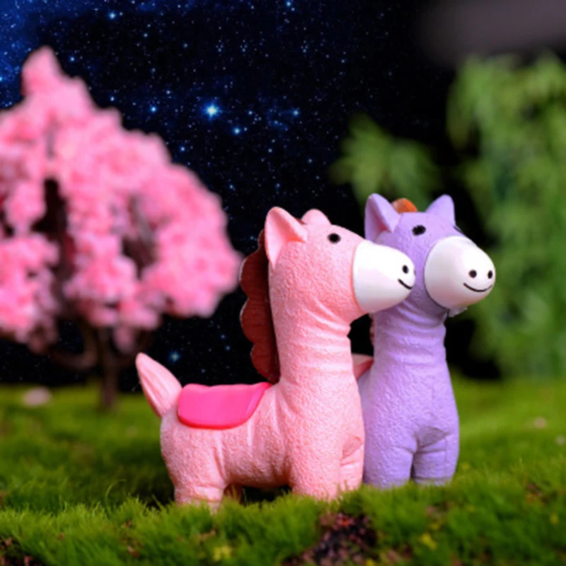 ZOCDOU 1 Piece Horse Dinosaur Deer Zoo Dragon Mythical Animal Camel Mounts Gaming Small Doll Crafts Figure Ornament Miniatures | Дом и сад