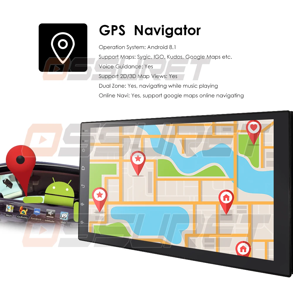 Android Car Radio 2 Din Autoradio GPS Navigation 2din Universal Car Multimedia Player BT FM Mirror link Stereo Audio Monitor Mic Android Car Radio 2 Din Autoradio GPS Navigation 2din Universal Car Multimedia Player BT FM Mirror link Stereo Audio Monitor Mic