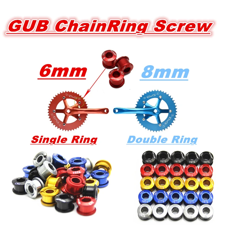 MTB bicycle crankset Screw aluminium alloy chainring bolt bielas bike