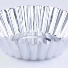 600 шт алюминиевый сплав торт для тартов, капкейков формы для яичного пирога с фруктами тартов формочка, инструмент для выпечки