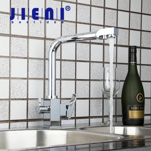 

Best Double Spouts Spray Stream Swivel 360 Kitchen Torneira Chrome 8483/5 Basin Sink Water Tap Vessel Lavatory Tap Mixer Faucet