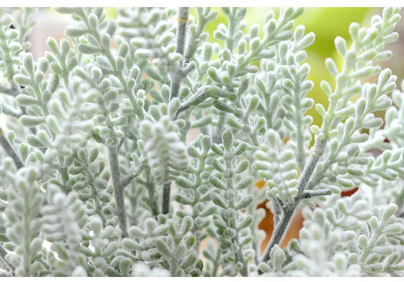 1 шт. ручной работы искусственные пушистые рога-как трава лист растения Флорес дома свадьбы DIY Декоративные искусственные цветы растения ветви деревьев