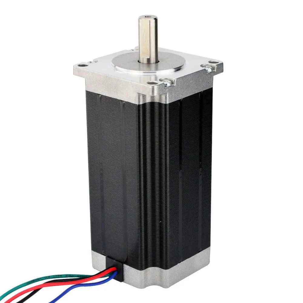 Шаговый двигатель Nema 23 3 шт. 3Nm/425oz.in 4.2A 4 свинцовый 10 мм вал 57x57x113 DIY фрезерный станок
