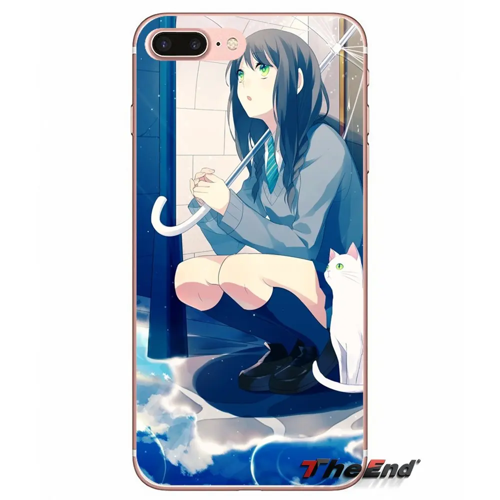 Для iPhone X 4 4S 5 5S 5C SE 6 S 7 8 плюс samsung Galaxy J1 J3 J5 J7 A3 A5 2016 2017 аниме кошка костюмы для женщин
