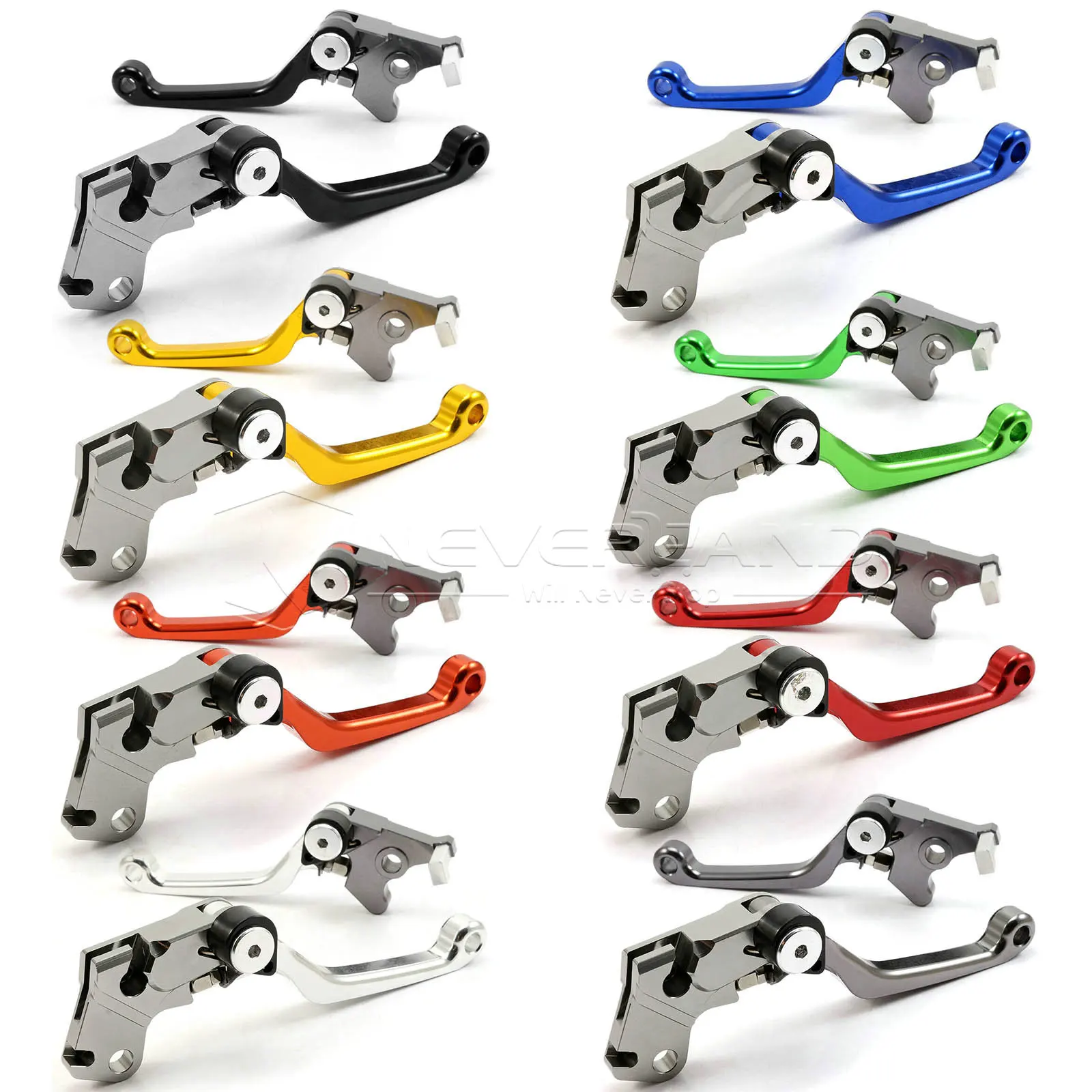 

KLX250 D-TRACKER 1998 1999 2000 2001 2002 2003 2004 2005 2006 2007 CNC Pivot Brake Clutch Levers For Kawasaki