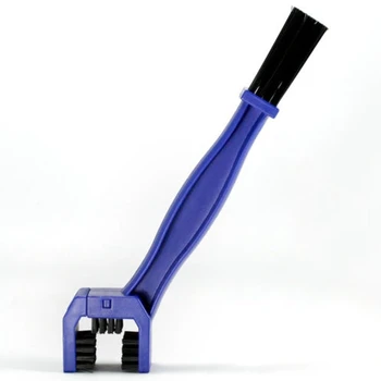 

Motorcycle Bike Chain Grunge Maintenance Cleaning Brush Cleaner Tool Cycle Brake Dirt Remover Blue