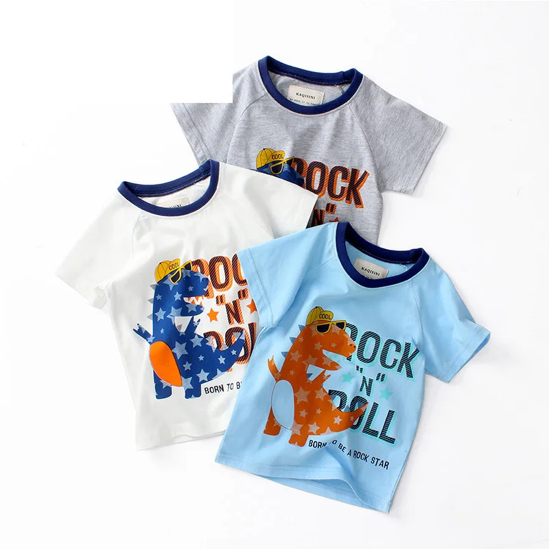 

T-Shirts For Girls Cartoon T Shirt Baby Girls Tees Kids Tshirt Summer Teen Clothes For Boys 2 3 4 5 6 Year Kids Chothes