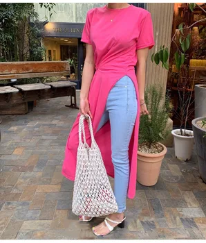 

2019 Summer Autumn Women Blouse Dress Work Shirts Women Office Tops Solid OL Blouse Split Tops Female Blusas Casual Long Shirt