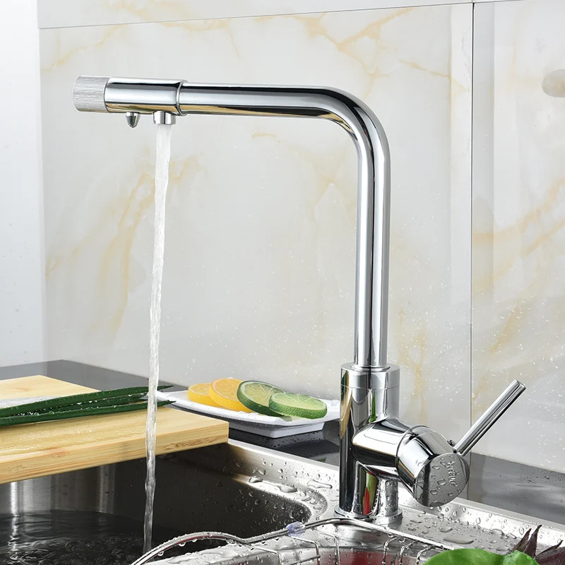 Fapully High Quality Brass Chrome Kitchen Water Purifier Faucet Mixers Sink Tap Cold and Hot Rotatable Sink Faucets 575-33C Fapully High Quality Brass Chrome Kitchen Water Purifier Faucet Mixers Sink Tap Cold and Hot Rotatable Sink Faucets 575-33C