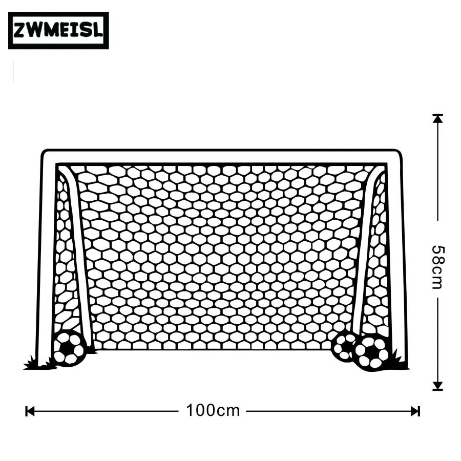 Fu-ball-Fu-balltor-Greifen-netz-kugel-Sport-Wandtattoo-Vinyl-Decor-Kunst-Wandaufkleber-F-r-Jungen (3)