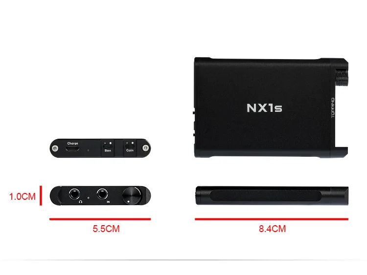 Topping NX1s Portable Stereo Zero Noise Headphone Amplifier Amplifiers 3 5mm Hifi Digital USB Rechargeable Built in Battery