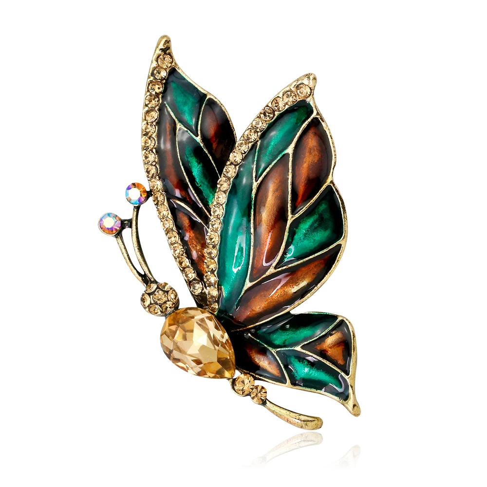 

Rinhoo wild animal butterfly Brooches For women Costume jewelry accessories Home Decoration vintage brooch pins children gift