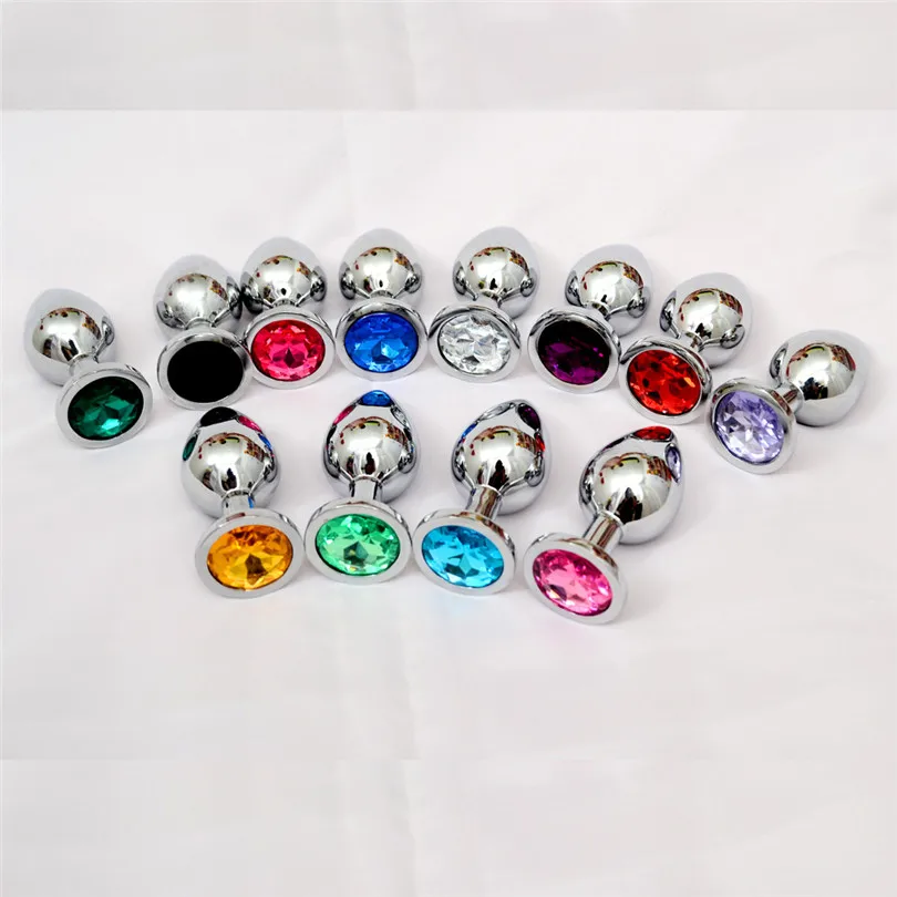 Sex Toys Massage Body Plug Anal Acier Anal toys Berg Crystal Silver Colour Metal Backyard Stainless Steel Plug Anal Hitch (23)