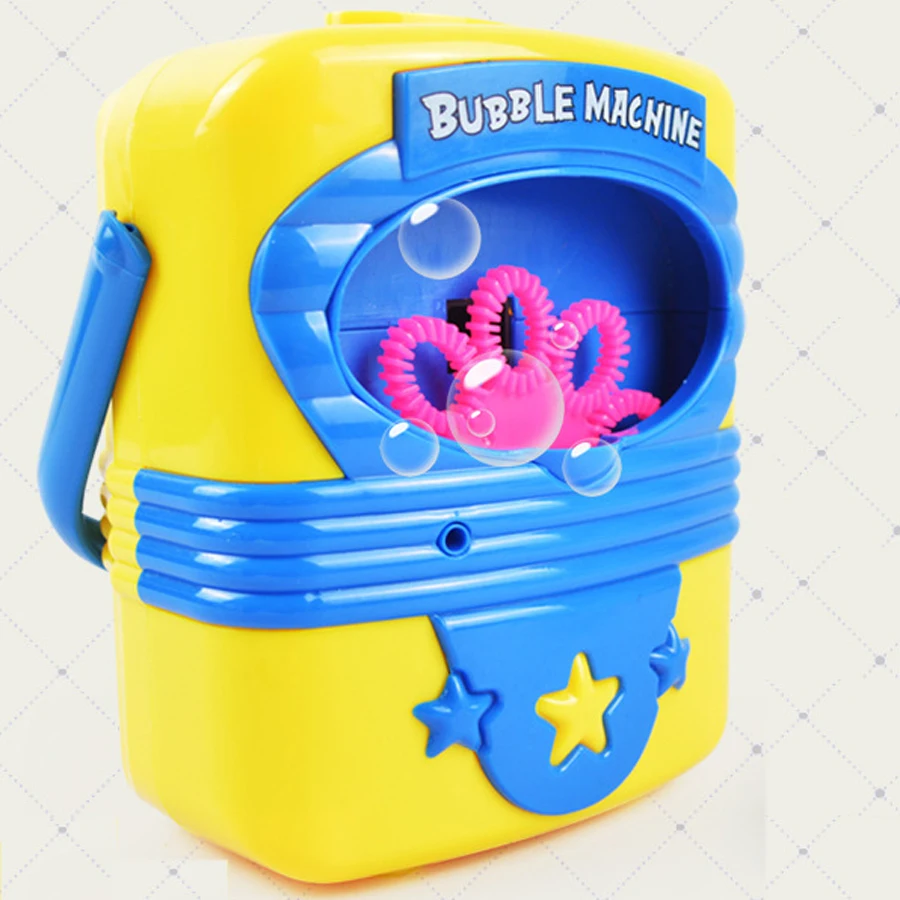 Electronic Automatic Bubble Machine Blower Maker Toys For Kids light Up