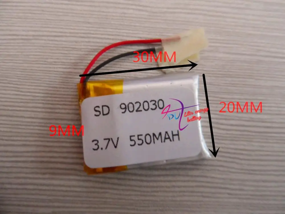 best battery brand 3 7V lithium polymer battery 902030 092030 Bluetooth stereo doll toy 550mAH