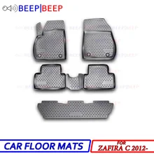 Для Opel Zafira C 2012-автомобильные коврики, ковры, авто коврик, пылезащитный автомобильный Стайлинг, защита интерьера