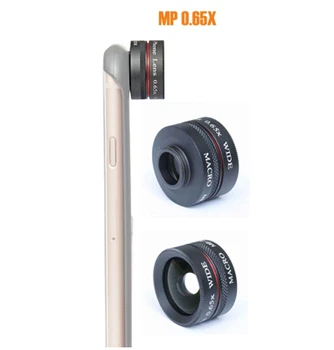 

Meking MP 0.65X phone lens Wide-angle lens captured the larger picture rotating under the top lens is a macro lens
