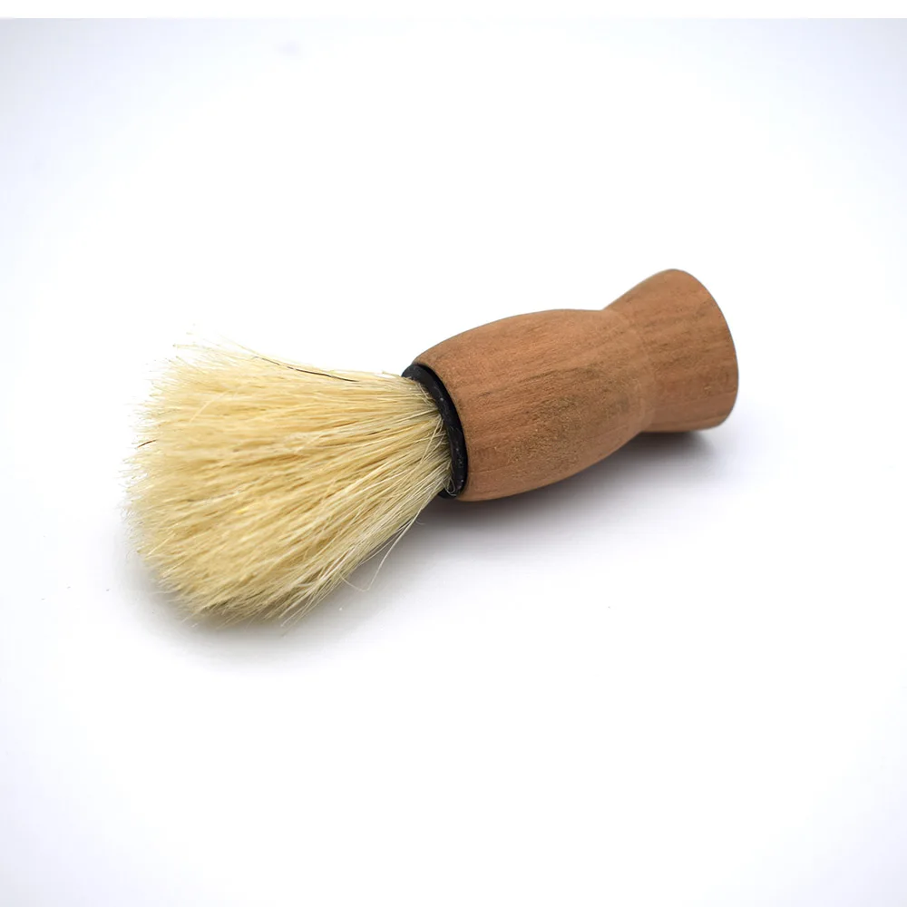 7,5*2,5 см деревянная ручка барсук волос борода щетка для бритья для мужчин усы парикмахерский инструмент дешево