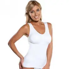 Hot Shaper Slim Up Lift Plus Size Bra Cami Tank Top Women Body Shaper Removable Shaper Underwear Slimming Vest Corset Shapewear
