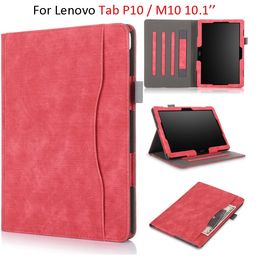 

For Lenovo Tab P10 TB-X705F TB-X705L Case 10.1'' Slim Magnetic Stand Cover Hand Holder For Lenovo Tab M10TB-X605F/L Case