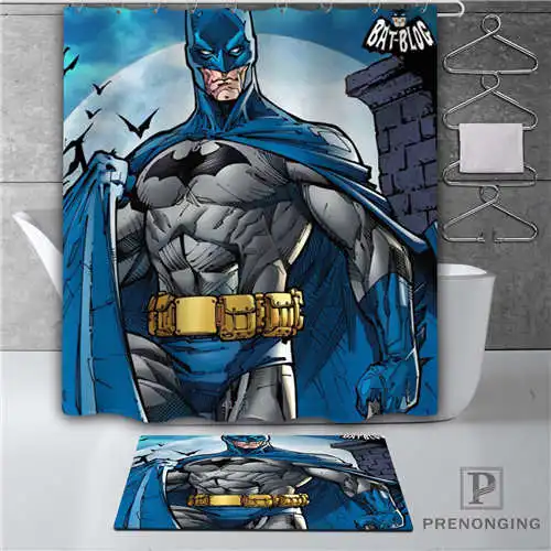 Пользовательские batman_commission (1) Водонепроницаемый душ Шторы коврик для дома Ванна Ткань полиэстер для ванной разные размеры #18-10-18-(2)-36