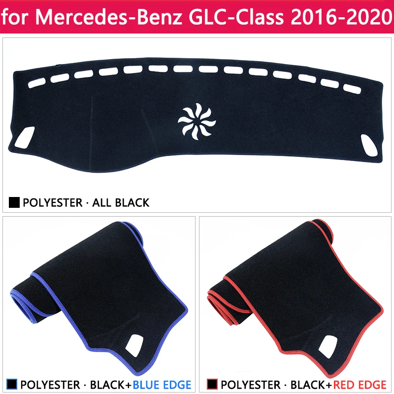 Для Mercedes Benz класса GLC купе X253 C253 Противоскользящий коврик для приборной панели автомобиля солнцезащитный козырек приборной аксессуары с покрытием GLC300 200 220
