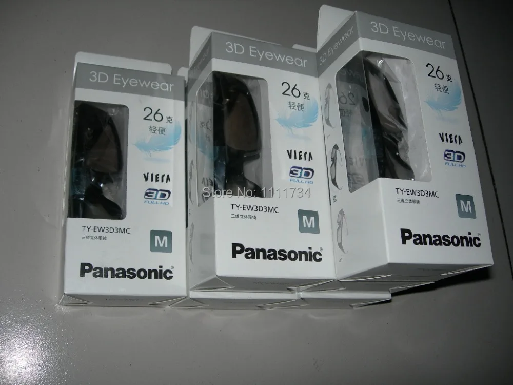 ty-er3d3lc ty-ew3d3mc ty-ew3d3sc затвора 3D очки для Panasonic 3D ТВ