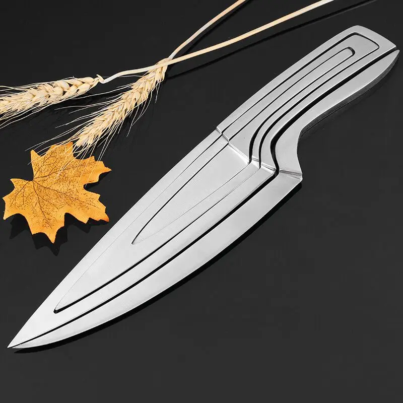 XITUO Kitchen knife 4pcs set Multi Cooking Tool stainless steel Durable chef knife Dining & Bar Unique special design knife set XITUO Kitchen knife 4pcs set Multi Cooking Tool stainless steel Durable chef knife Dining & Bar Unique special design knife set