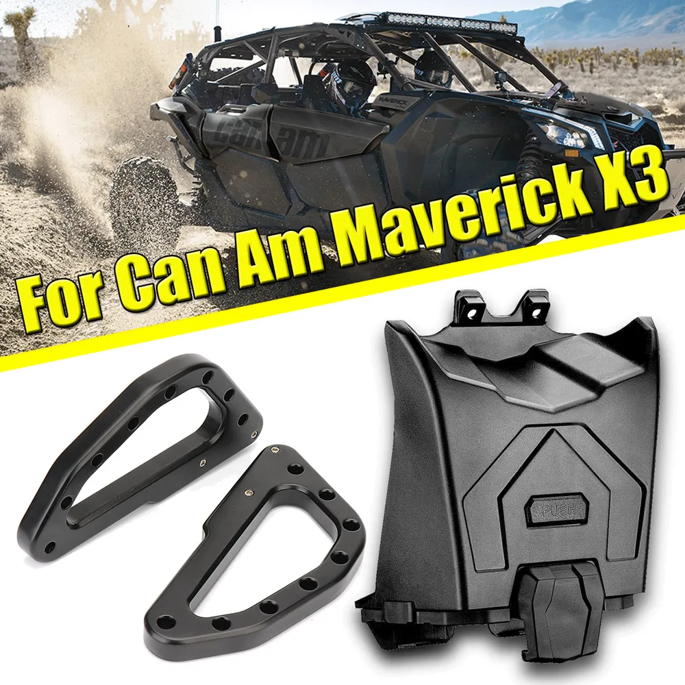 

KEMIMOTO UTV Grab Handle Hander & Device Table Phone Holder for Can Am MAVERICK X3 2017-2019 2018