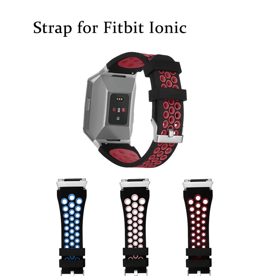 Для Fitbit Ionic Watch Band Спортивный сетчатый дышащий ремешок для часов сменный
