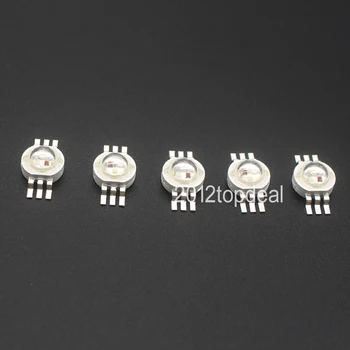 

10 pcs 9w 6pin RGB LED Lamp Emitter Diodes For Stage Lighting High Power LED 45mil Epistar LED Chip
