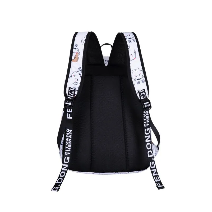 Mochila escolar a la moda bolsas escolares con carga USB para niñas Mochila escolar Mochila para niños Mochila escolar