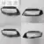 Anteriore fari fari maschera di vetro coperchio della lampada trasparente shell lampada maschere Per Audi A4 B8 2008-2012 Spedizione gratuita 2 PCS