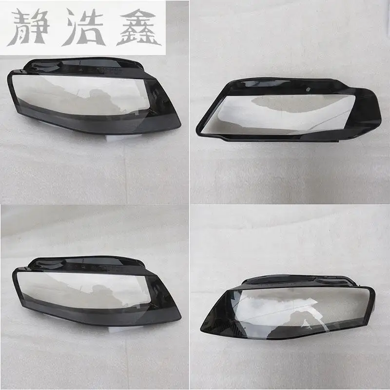 Najtaniej Przednie reflektory reflektory szklana maska pokrywa lampy przezroczysta powłoka lampy maski dla Audi A4 B8 2008 2012 darmowa wysyłka 2 sztuk