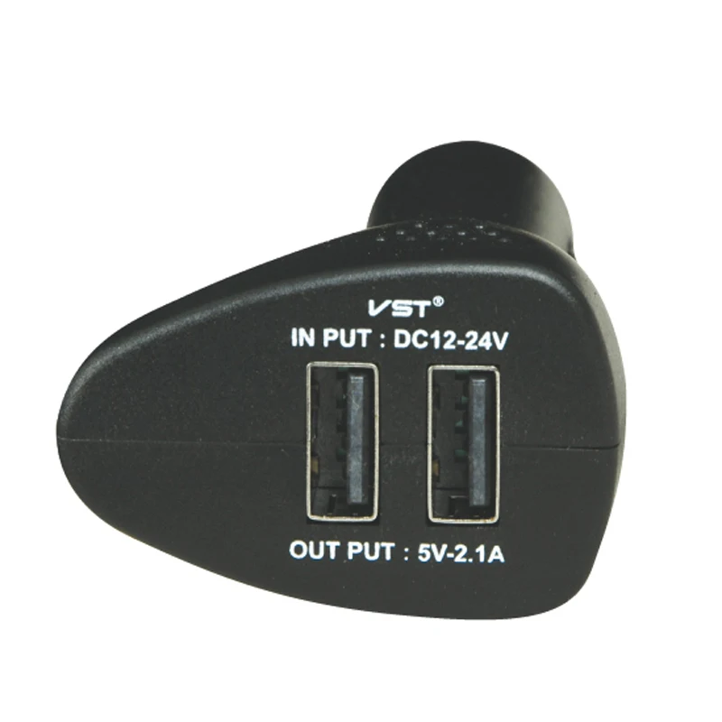VST Hi-Q два usb порта и три прикуривателя зарядное устройство 12 в автомобильный прикуриватель ThreeSocket автомобильное зарядное устройство с переключателем