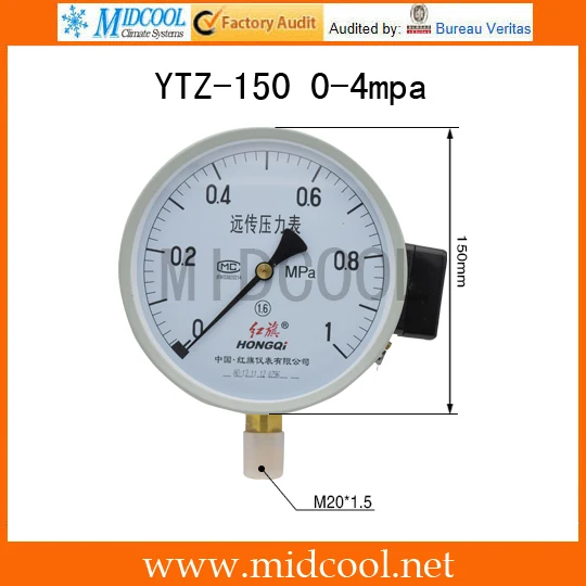 Избыточное давление YTZ-150 0-4mpa |
