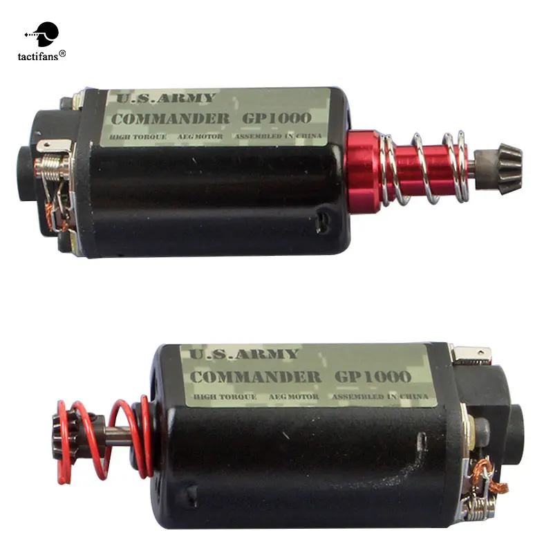 

Commander GP1000 High Torque Motor(Long type) For Airsoft M16/M4/MP5/G3/P90 GP1000 Motor(Short type) for AK47/AK74/AUG Airsoft