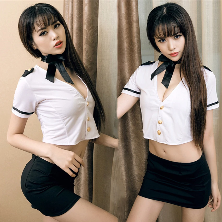 Sexy Womens Pajamas Set Japanese School Uniforms Sex