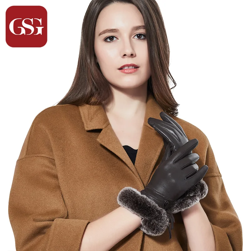 Grain Cowhide Leather Drivers Gloves