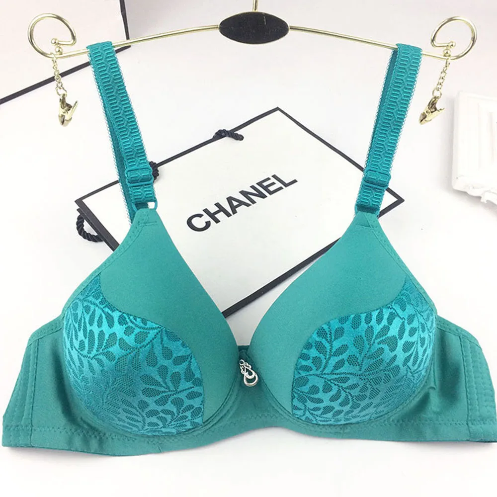 

Bra for Womens Push Up Bra Unbonded Lightness Lingerie Slightly Padded Bustier Sexy Underwear 8 colors Size AA A B Cup