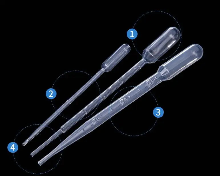 Одноразовые пластиковая пипетка/пластиковая пипетка 1, 2, 3, 5, 10 мл весы пастеризованный капельница утолщенной пластик всасывания трубы 100 шт