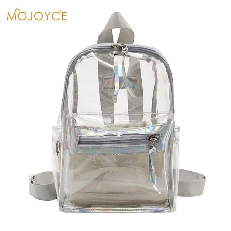 Mujeres PVC transparente Jelly Mini mochilas niñas Mini Clear Mochila verano nueva moda estudiante Casual Mochila femenina Mujeres PVC transparente Jelly Mini mochilas niñas Mini Clear Mochila verano nueva moda estudiante Casual Mochila femenina